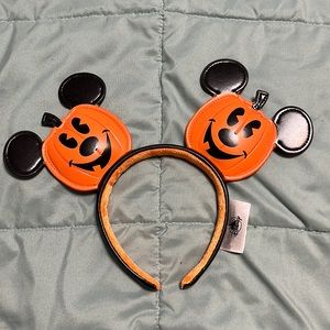 Pumpkin Mickey Ears Headband
